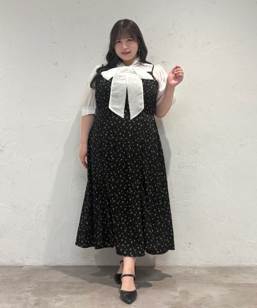 Louiosy（ルオシー） ワンピース 「Louisy」「大きいサイズ」フロント