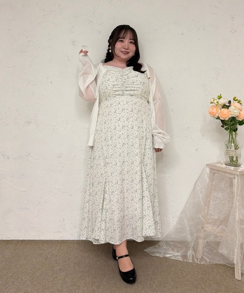 Louiosy（ルオシー） ワンピース 「Louisy」「大きいサイズ」フロント