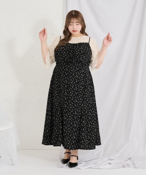 Louiosy（ルオシー） ワンピース 「Louisy」「大きいサイズ」フロント