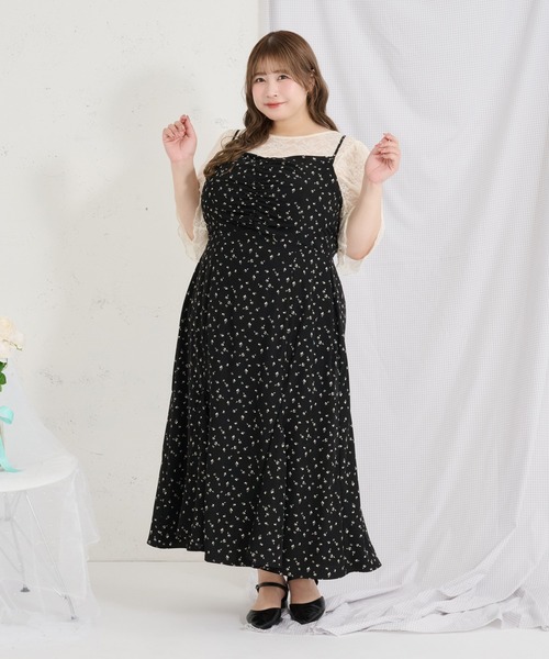 Louiosy（ルオシー） ワンピース 「Louisy」「大きいサイズ」フロント
