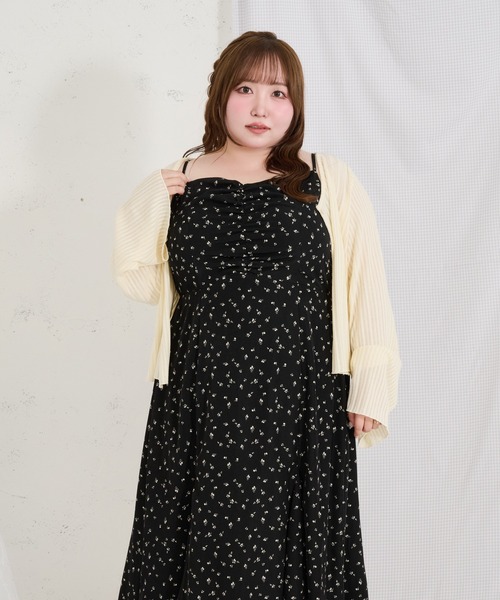 Louiosy（ルオシー） ワンピース 「Louisy」「大きいサイズ」フロント