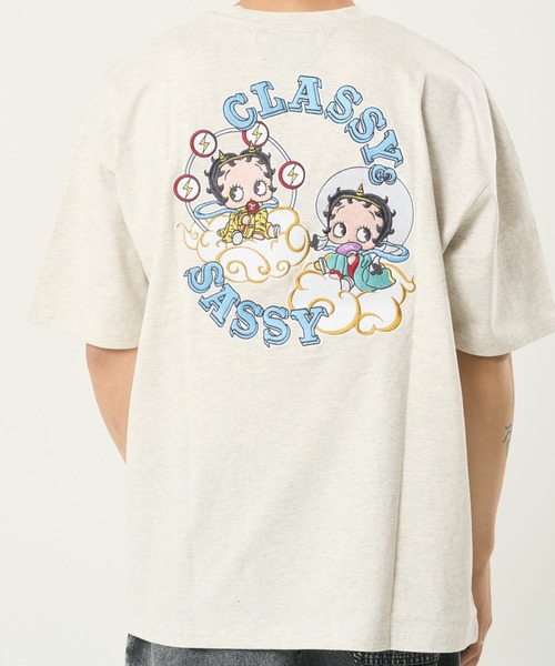 BETTY BOOP（ベティ ブープ） tシャツ BETTY風神雷神TEE(M1) メンズ