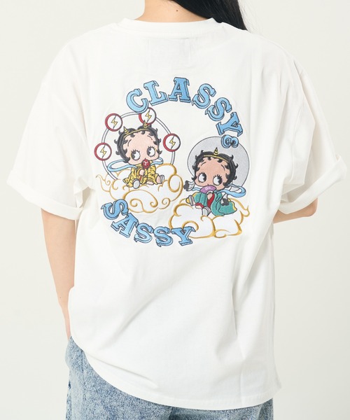 BETTY BOOP（ベティ ブープ） tシャツ BETTY風神雷神TEE(M1) メンズ