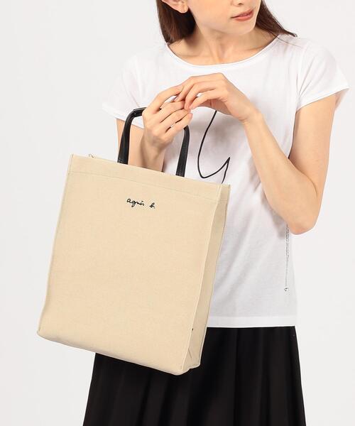 agnès b. ベージュ トートバッグ agnes b.（アニエスベー） トートバッグ FREE ベージュ レディース