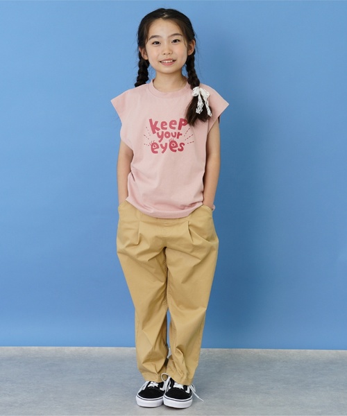 petit main and D. タンクトップ 肌着 ロゴプリントタンクTシャツ
