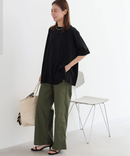 「JOURNAL STANDARD relume」 7分袖ニット FREE グレー レディース_画像5