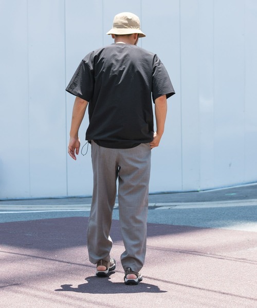 「EKAL」 イージーパンツ LARGE モカ メンズ_画像6