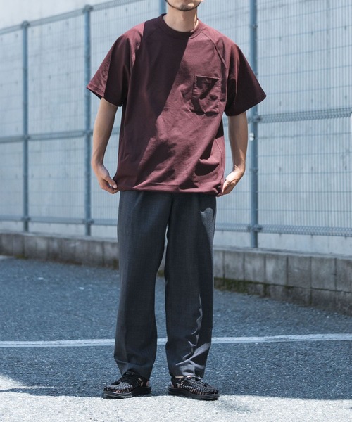 「EKAL」 イージーパンツ LARGE モカ メンズ_画像9