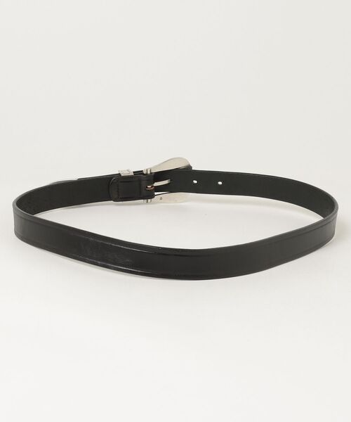 「TORY LEATHER」 ベルト 32inch ブラック メンズ_画像2