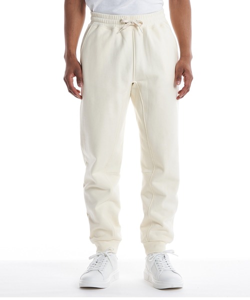 「Quiksilver」 スウェットパンツ LARGE ベージュ メンズ_画像9