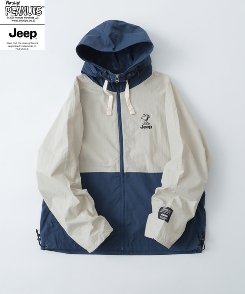 PEANUTS マウンテンパーカー ウインドブレーカー PEANUTS×JEEP
