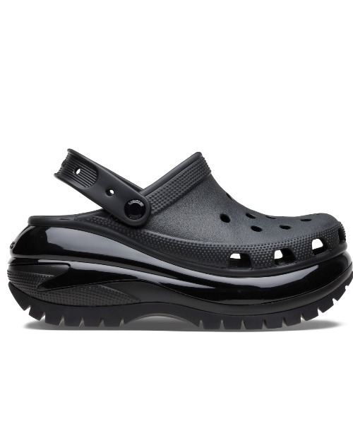 crocs（クロックス） 厚底 サンダル crocs Mega Crush Clog Blk メンズ