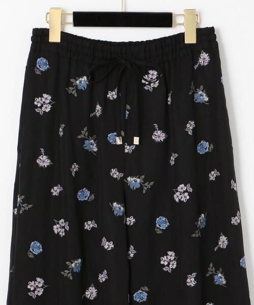 新品❤️GRACE CONTINENTAL 小花刺繍イージーパンツ 小花刺繍イージーパンツ / GRACE CONTINENTAL | GRACE