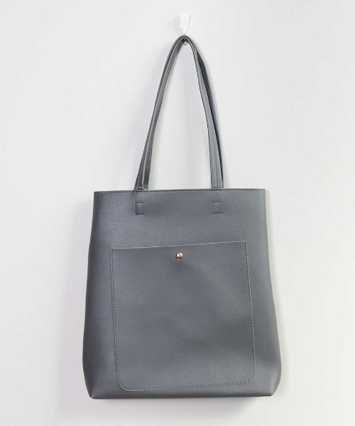 shopnikoniko（ショップにこにこ） トートバッグ 縦型 トートバッグ 前