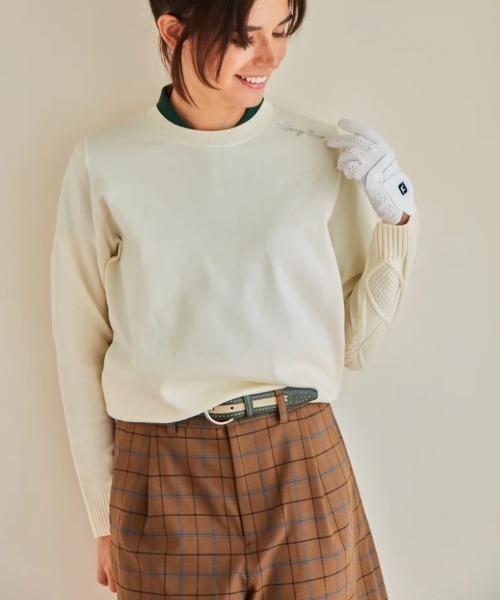 チェック・バミューダ HERG1 パンツ チェックストレッチバミューダパンツ / CHECK