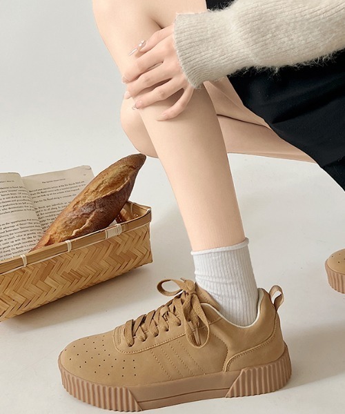 purerose93ページ♡⃜ Shoes in Closet スニーカー 軽量厚底 ベーシック シンプル 6884