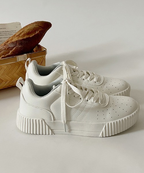 Shoes in Closet スニーカー 軽量厚底 ベーシック シンプル 6884