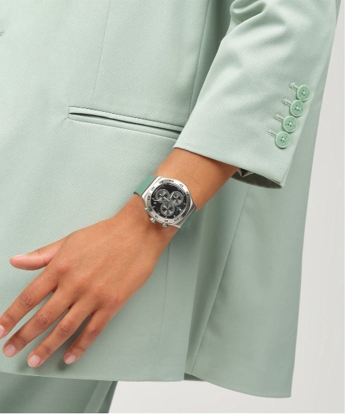 Swatch（スウォッチ） 腕時計 CARBONIC GREEN メンズ レディース