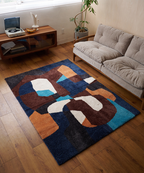 journal standard furniture ラグマット　120×160 GRID RUG 120x160 グリッド ラグ（ラグ・マット）｜JOURNAL