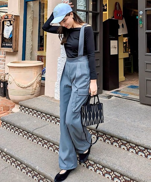 Emma Taylor カーゴパンツ 2WAYワイドカーゴパンツ レディース