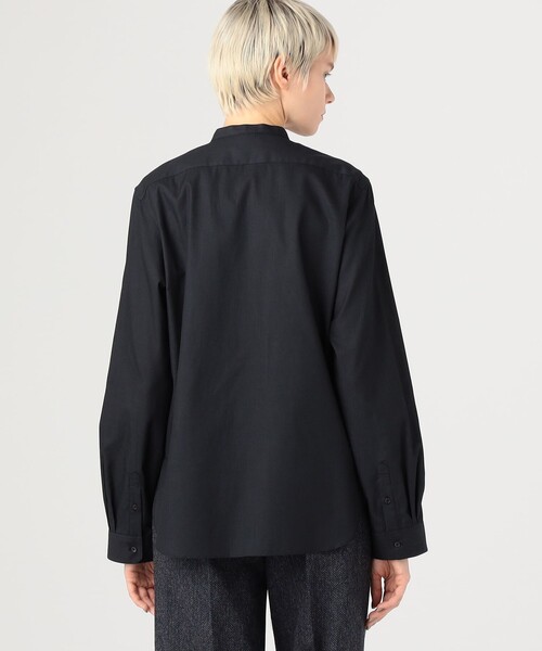 新品 デプレ ブラウス 長袖 シャツ ブラック DESPRES トゥモローランド DES PRES（デプレ） ブラウス シャツ ドビークロス ブザムシャツ