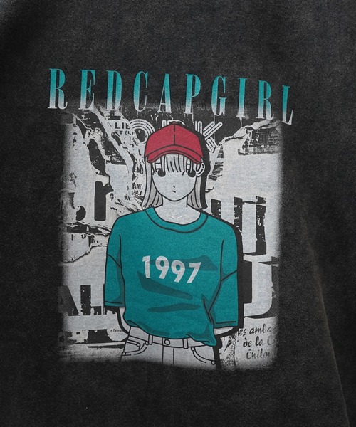 RED CAP GIRL タンクトップ 「RED GIRL」25SS レトロ