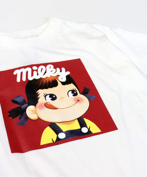 ZIーON tシャツ ペコちゃん オーバーサイズ プリントTシャツ