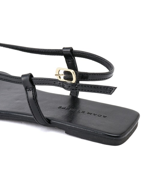 [新品]アダムエロペ　ストラップサンダル SALON adam et rope' サンダル ナローストラップサンダル