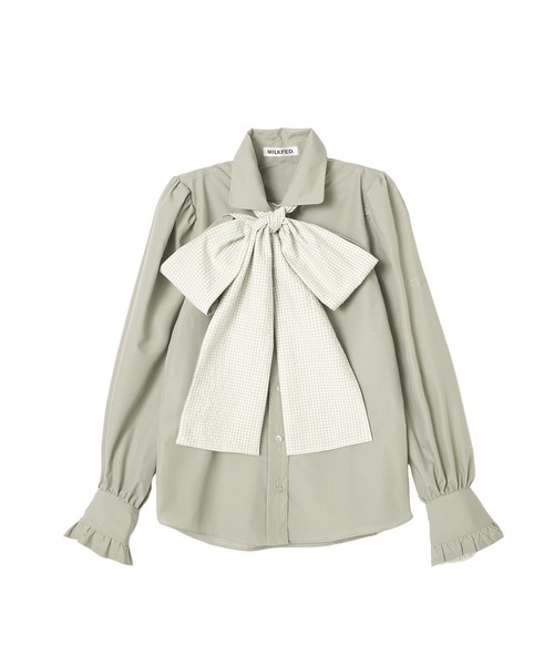 ブラウス シャツ BOW TIE COLLAR SHIRT レディース