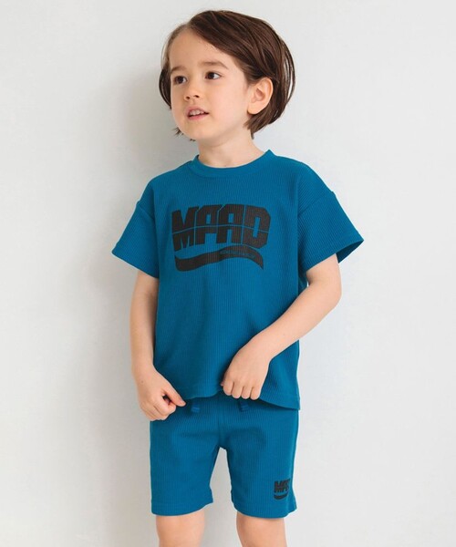 branshes（ブランシェス） パジャマ 「プチプラ」ワッフルセットアップ