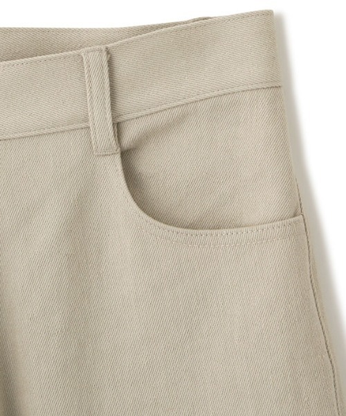 【ETRE TOKYO)センタープレスバミューダパンツS ETRE TOKYO パンツ センタープレスコットンバミューダパンツ