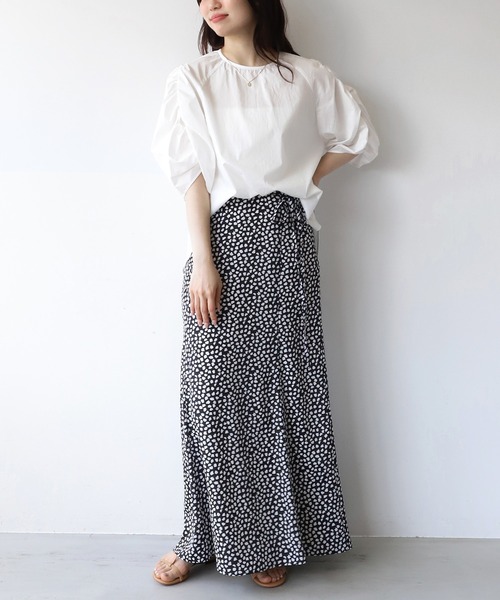 MICA&DEAL ブラウス シャツ ギャザースリーブブラウス