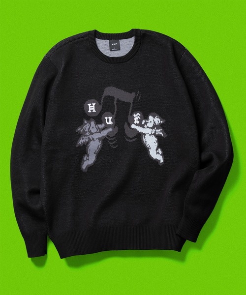 【即出荷】 HUF セーター メンズ 長袖 ハフ / SWEATER INTARSIA SONG ニット トップス