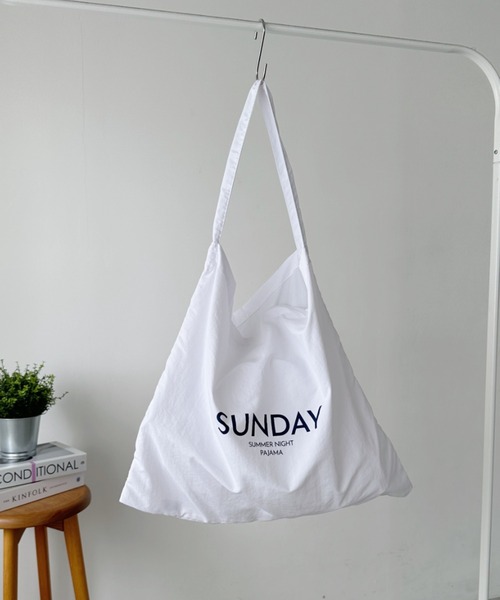 CLEA トートバッグ SUNDAYロゴBIGトートバッグ レディース