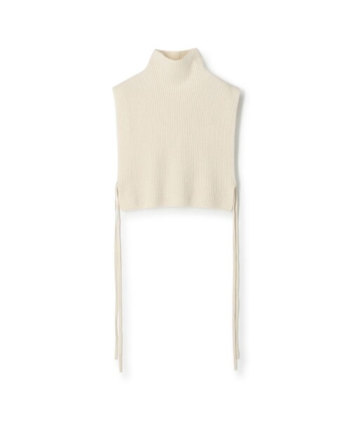 ベスト ジレ Cashmere Collection ハイネックベスト レディース