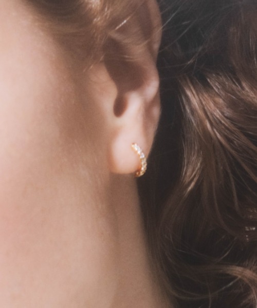 les bonbon ダイヤモンドピアス 片耳 les bonbon（ルボンボン） ピアス 「les bonbon」two face diamond