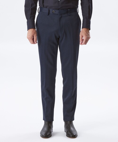 EPOCA UOMO スラックス 「セットアップ」ツイルジャージーパンツ
