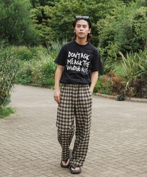 パンツ WudgeBoy WudgeBoy パンツ Check pants レディース メンズ : ZOZOTOWN
