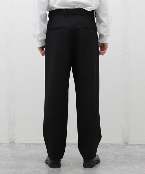 ATON パンツ (エイトン) BACK SATIN TAPERED PANTS PRAGCW0707 メンズ 