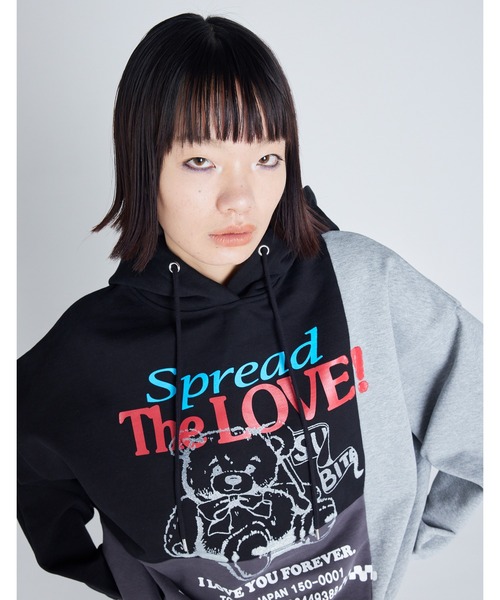 パーカー /Little Sunny Bite/love bear hoodie レディース メンズ Little sunny bite パーカー love bear hoodie レディース