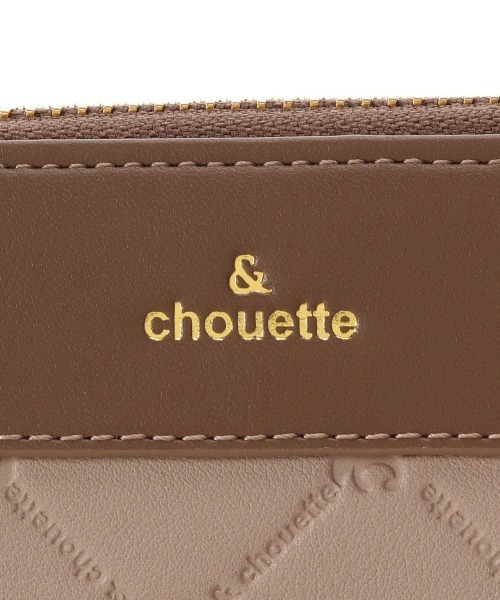 & chouette（アンドシュエット） 財布 型押しモノグラム スポーティー