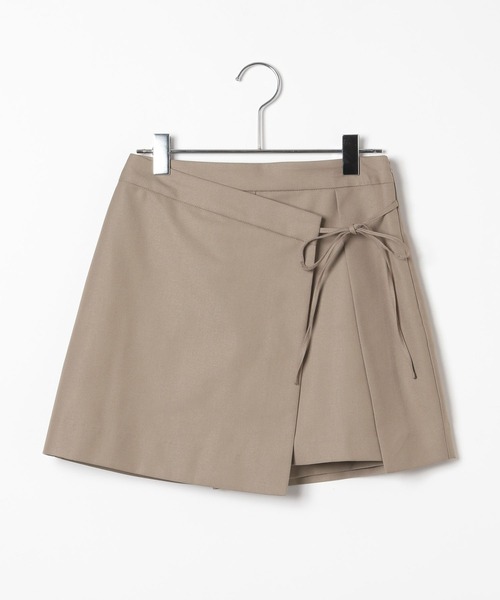 【関税込み】Coperni ベージュ ラップ ミニスカート Heather スカート Winter ラップミニスカート 144348 : ZOZOTOWN