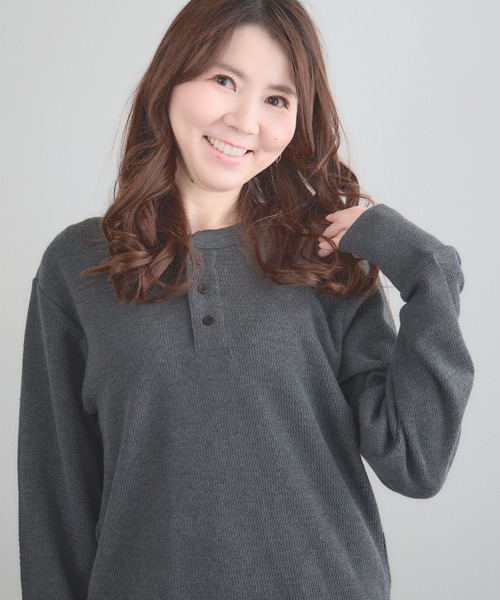 Robert P. Miller tシャツ R.P.miller/ミラー Waffle Henley
