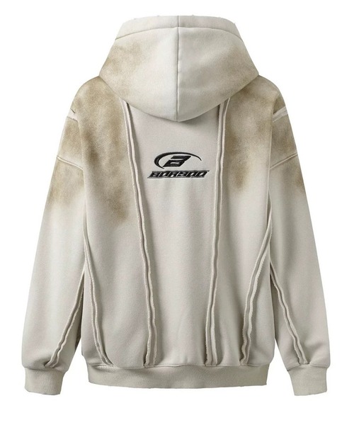 ARULE パーカー A'GEM/9 × .kom 「ARULE/アルール」 加工ZIPUP