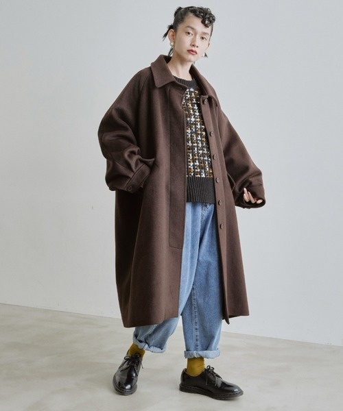 manana suerte（マニャーナスエルテ） ステンカラーコート FREE