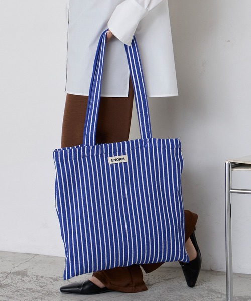 バッグ Caristyle forksy.（フォルクシー） トートバッグ 「forksy.」カラーストライプ