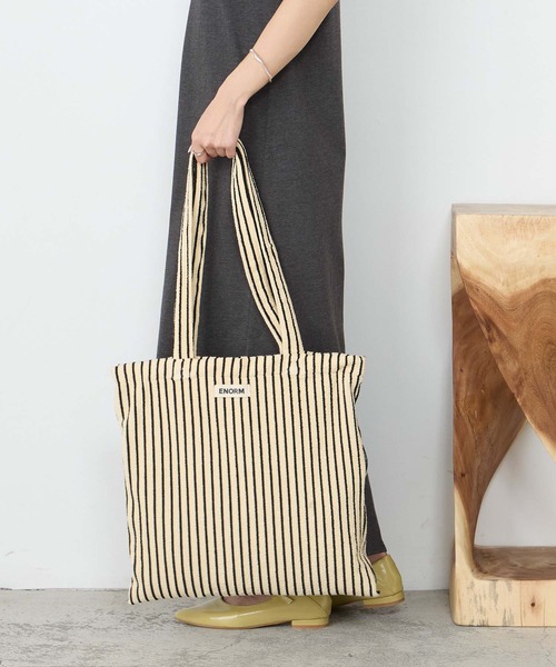 バッグ Caristyle forksy.（フォルクシー） トートバッグ 「forksy.」カラーストライプ