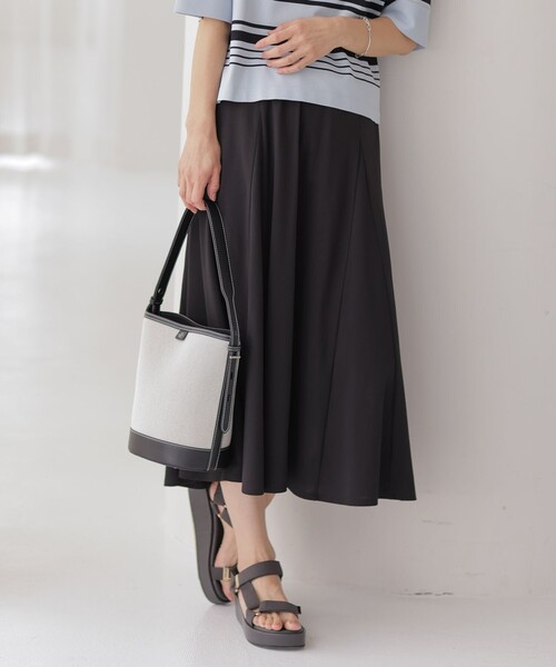 J.PRESS LADIES （Jプレス）スカート　新品 セール】 【洗える】ジオメトリックプリント スカート （ミニ