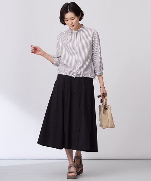 【洗える】トリコットバイオ フレア スカート 洗える】トリコットバイオ フレア スカート / J.PRESS LADIES