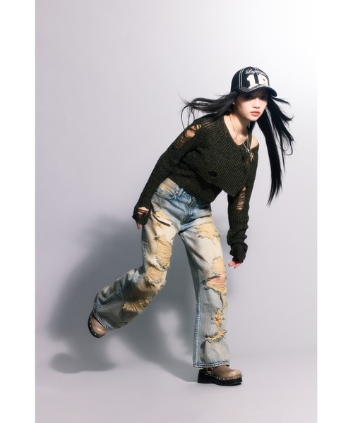 lagua gem CRASH COMPACT 2PIECE トップス CRASH COMPACT 2PIECE トップス（ニット/セーター）｜LAGUA GEM